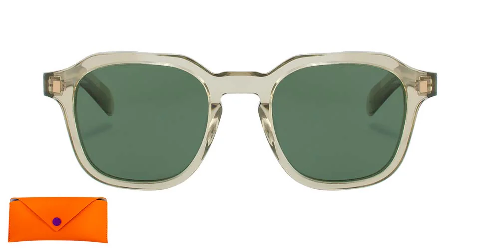 MARCO MOTTA SOL MOD VELA CHAMPAGNE LENTE AR VERDE 48X21 (2026)